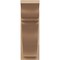 Ekena Millwork 7 1/2-in W x 20-in D x 20-in H Funston Trad Rough Cedar Woodgrain TimberThane Outlooker, Primed Tan OUTUR075X20X20FST04RCPR - alternate 2